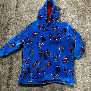 Kids unisex oversize sweatshirt. FRIENDS holiday themed